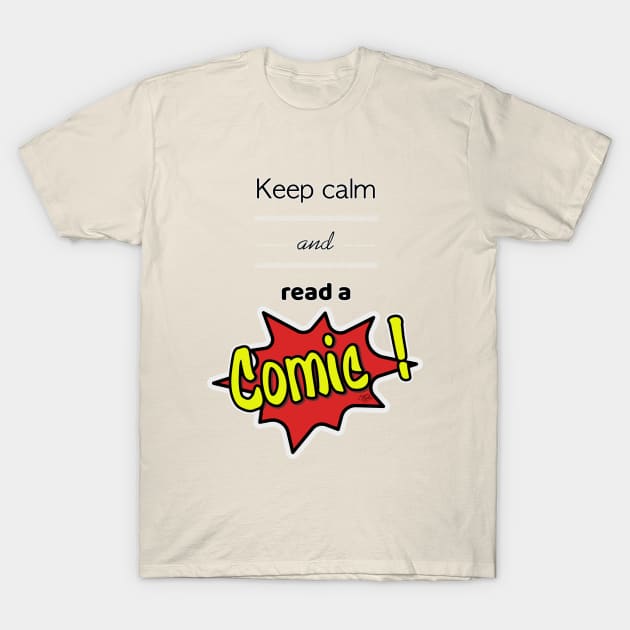 Read a comic T-Shirt by beangrphx